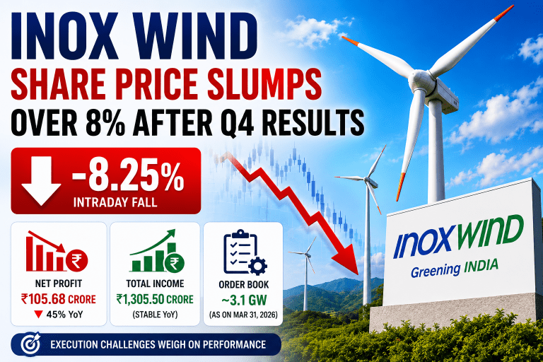 Inox Wind share price falls sharply