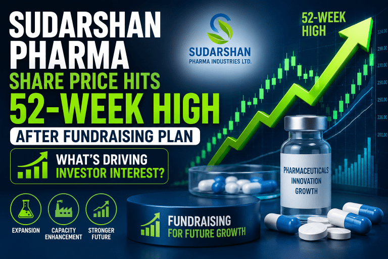 Sudarshan Pharma Share Price Hits 52-Week High After Fundraising Plan: What’s Driving Investor Interest?