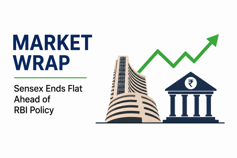 Sensex Ends Flat Ahead of RBI Policy: 10 Key Takeaways From Today’s Stock Market