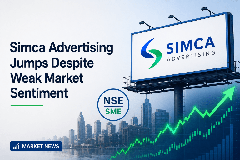 Simca Advertising Share Price Gains Despite Weak Broader Market Sentiment