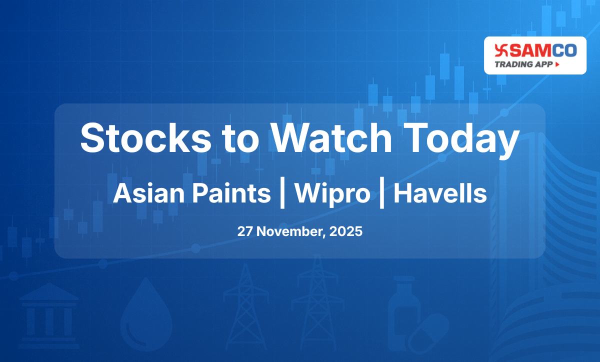 Stocks to Watch Today India stock market news 27 November
