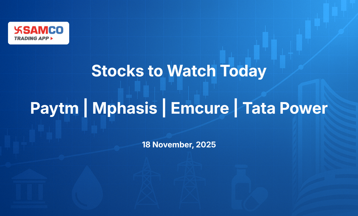 Stocks to Watch Today India market news update 18 November
