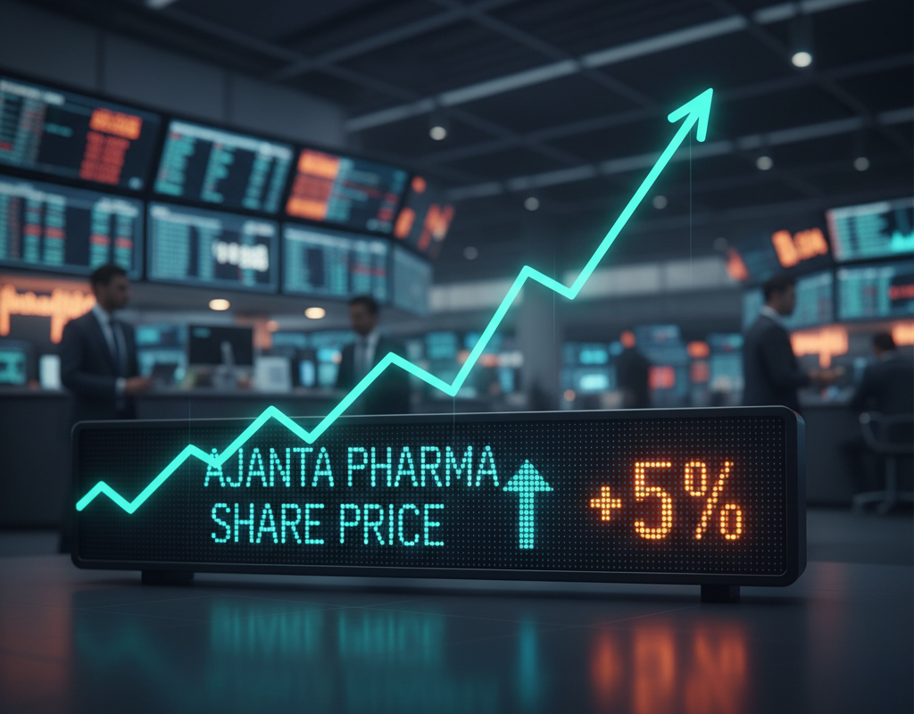 Ajanta Pharma Share Price Surges 5% on Semaglutide Marketing Pact with Biocon