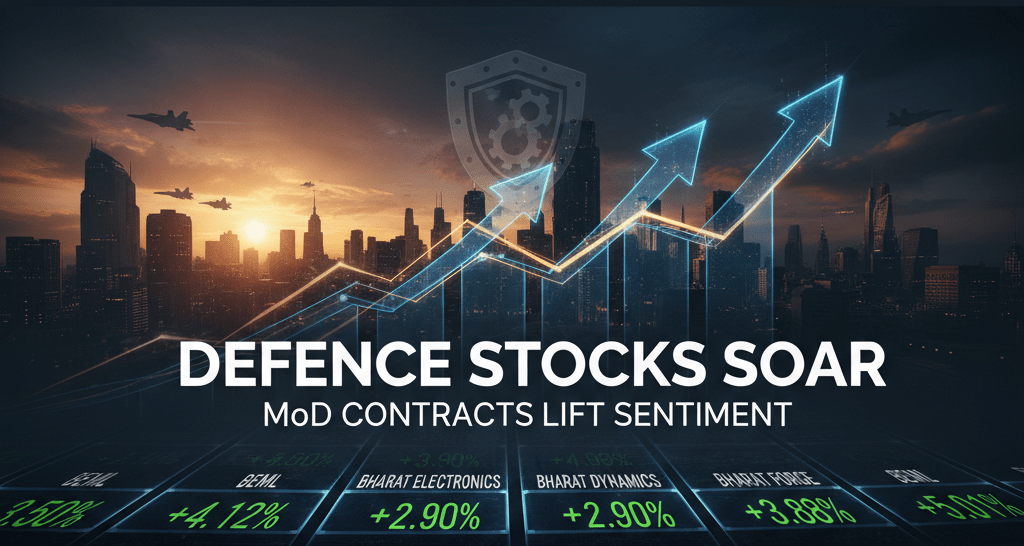 BEML, Bharat Electronics, Bharat Dynamics, Bharat Forge, Hindustan Aeronautics Share Price Today: Defence Stocks Gain as Rs 4,666-Cr MoD Contracts Lift Sentiment