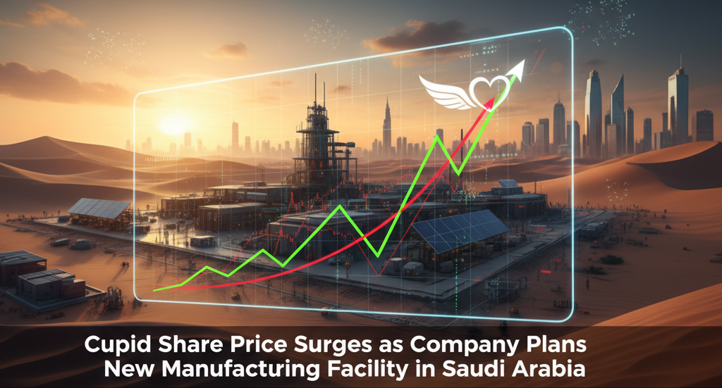 Cupid Share Price Surges as Company Plans New Manufacturing Facility in Saudi Arabia