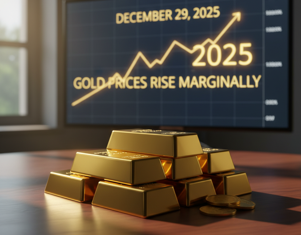 Gold Prices Rise Marginally on December 29, 2025: Tracking the Latest Market Moves