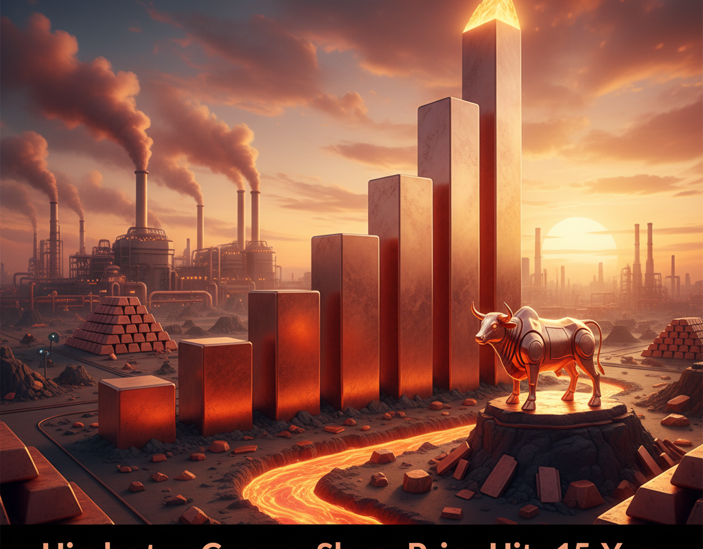 Hindustan Copper Share Price Hits 15-Year High as Copper Prices Soar