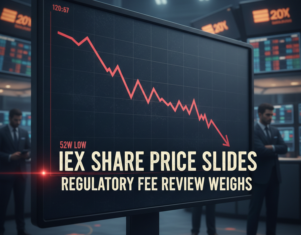 IEX Share Price Slides Toward 52-Week Low as Regulatory Fee Review Weighs on Stock | Stock Market Today