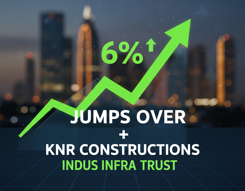 KNR Constructions Share Price Jumps Over 6% After Indus Infra Trust Deal | Stock Market Today
