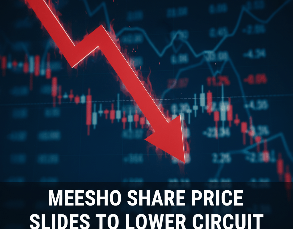 Meesho Share Price Slides to Lower Circuit as Selling Pressure Intensifies | Stock Market Today