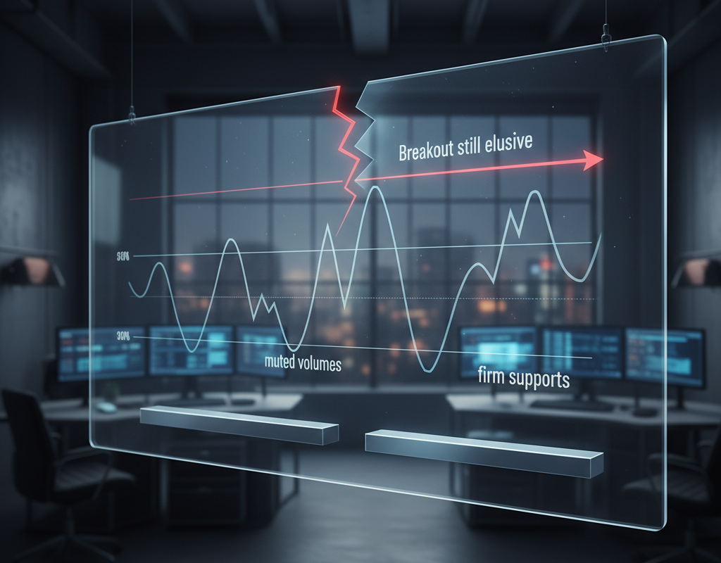 Muted Volumes and Firm Supports Keep Nifty Range-Bound; Breakout Still Elusive
