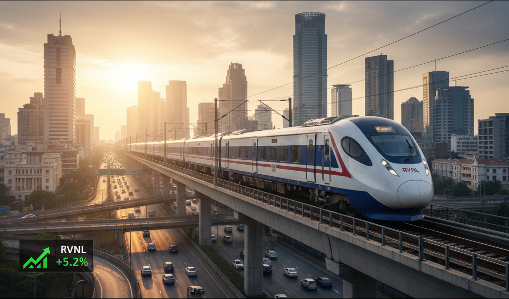 RVNL Share Price Surges to Over Two-Month High Amid Continued Rally