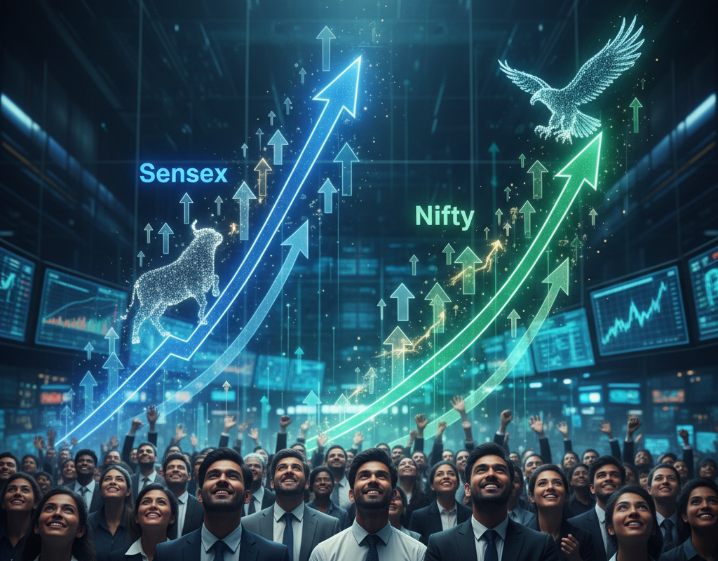 Sensex and Nifty Surge: Investors Gain ₹4 Lakh Crore in a Single Session