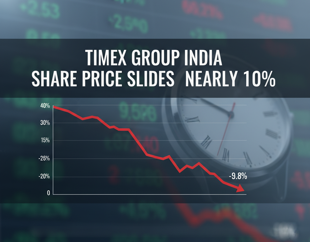 Timex Group India Share Price Slides Nearly 10% as Promoter OFS Hits the Stock Market Today