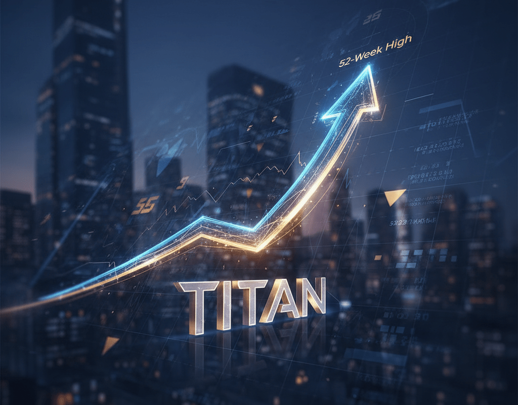 Titan Share Price Hits Fresh 52-Week High as Stock Market Today Cheers New Brand Launch