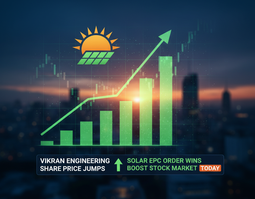 Vikran Engineering Share Price Jumps for Third Straight Day as Solar EPC Order Wins Lift Stock Market Today