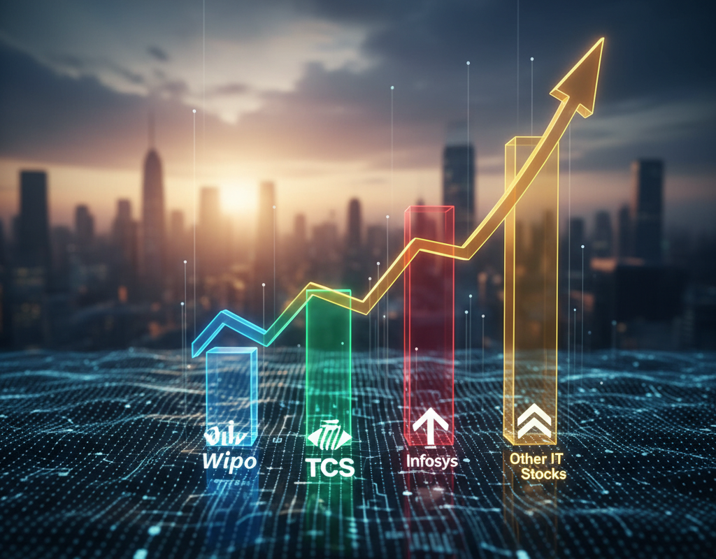 Wipro, TCS, Infosys and Other IT Stocks Rise as Rupee Hits Fresh Record Low