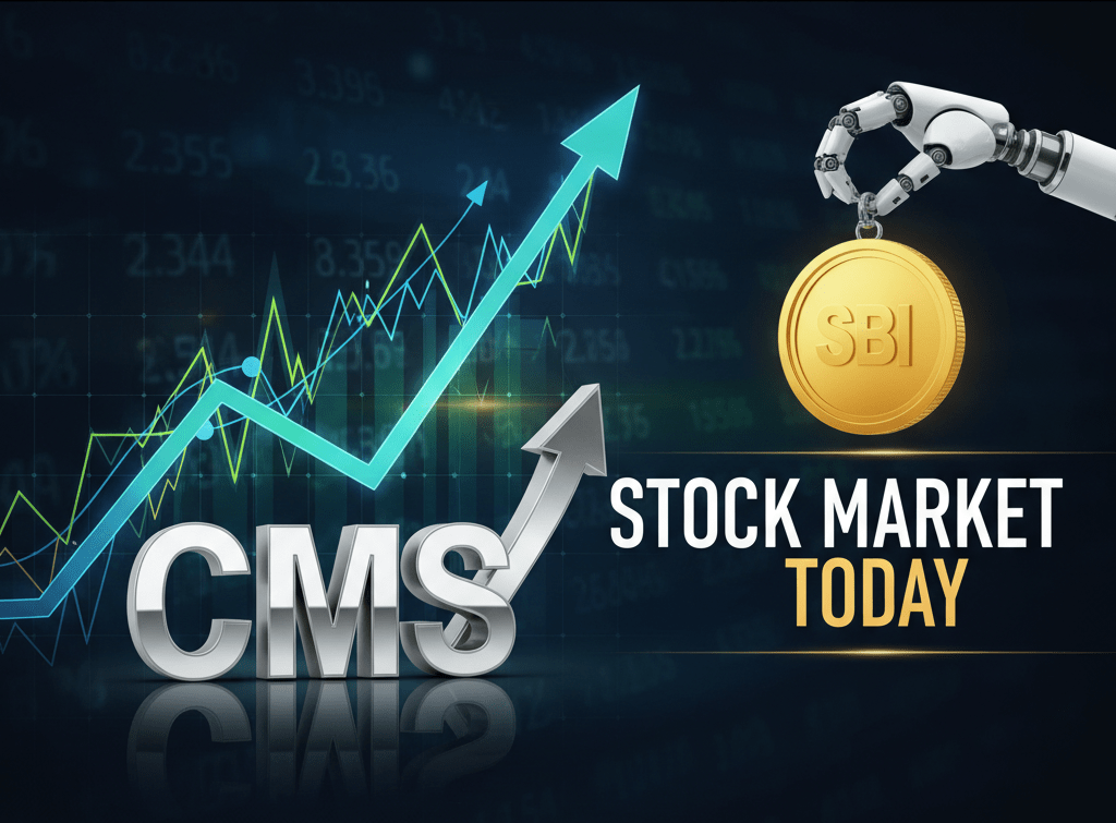 CMS Info Systems Share Price Jumps on Big SBI Contract | Stock Market Today