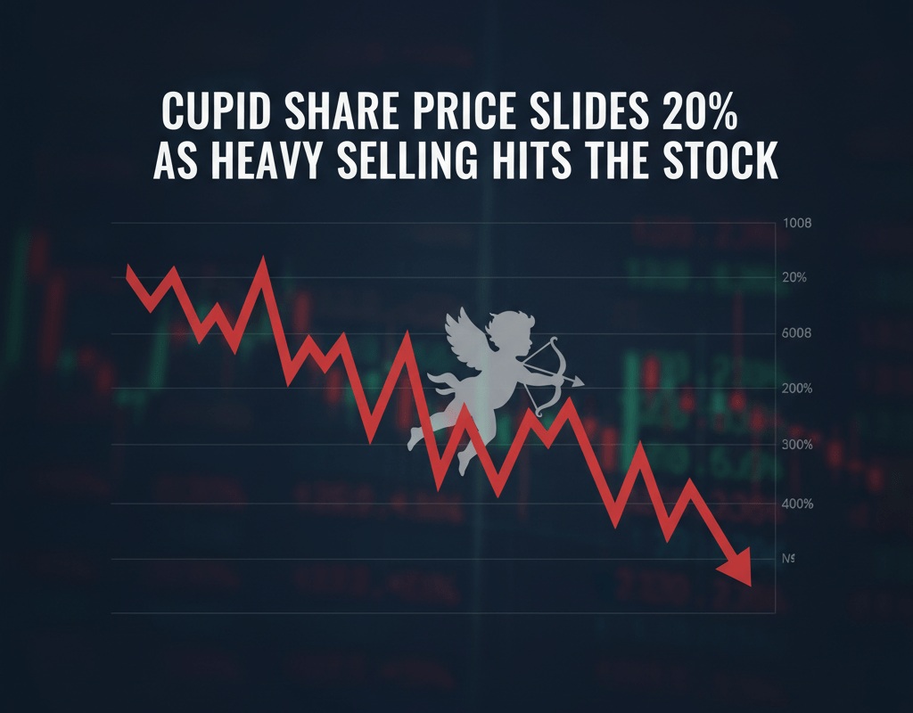 Cupid Share Price Slides 20% as Heavy Selling Hits the Stock | Stock Market Today