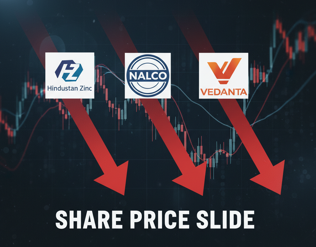 Hindustan Zinc, NALCO to Vedanta Share Price Slide: Nifty Metal Cracks 2.5% as Metal Stocks Drag Stock Market Today