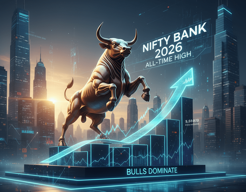 Nifty Bank Starts 2026 with a Bang, Hits Fresh All-Time High as Bulls Dominate