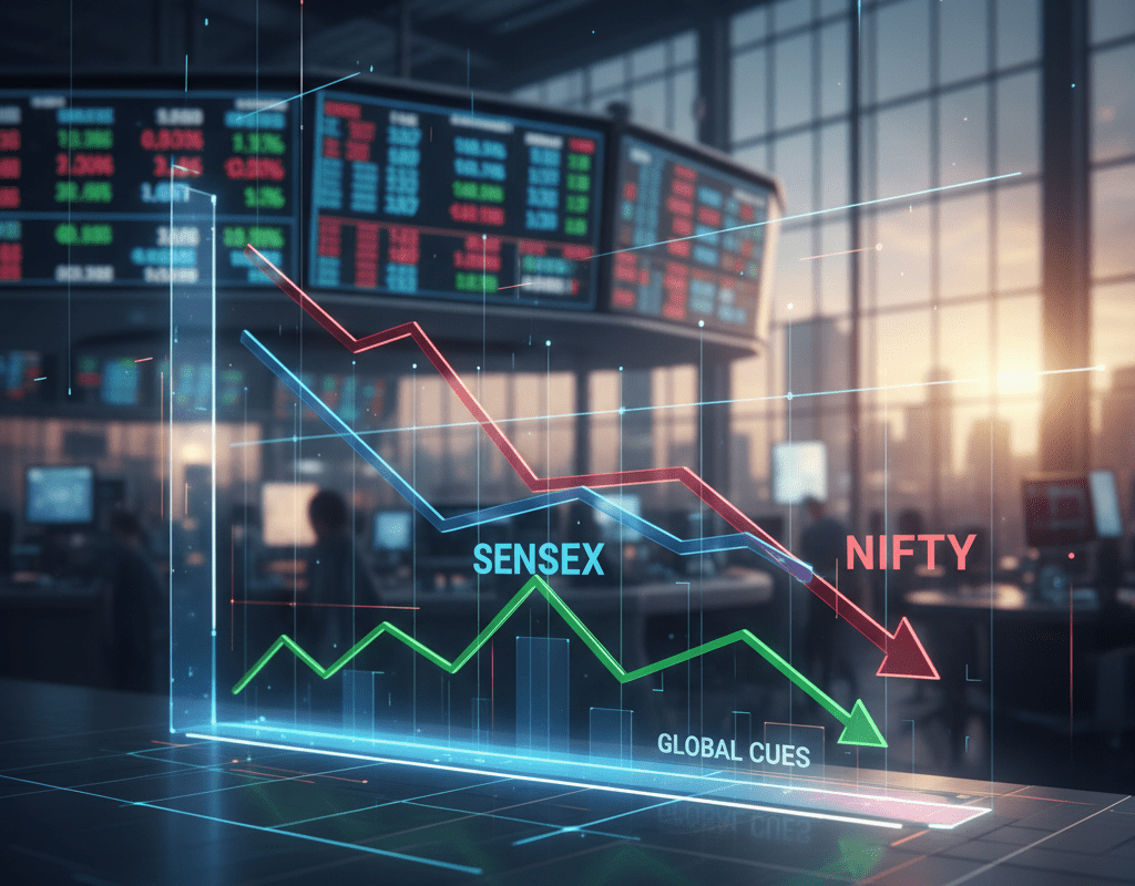 Sensex and Nifty News: Why Markets Slipped Despite Positive Global Cues?