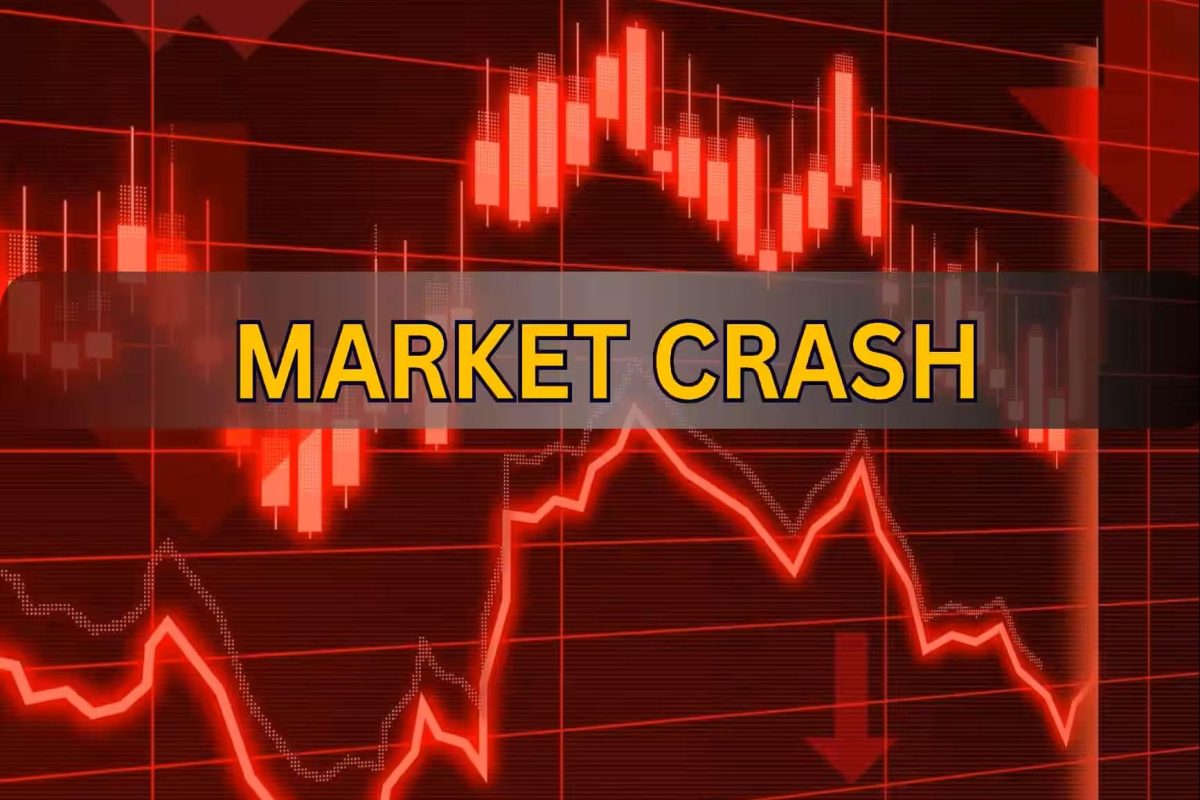 Stock Market Crash: Nifty 50 Slides Below 25,000 Amid Global Trade Tensions
