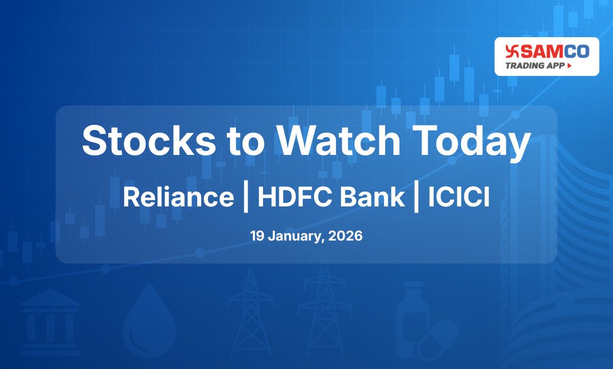 Stocks to Watch Today on January 19 are Reliance Industries, HDFC Bank, ICICI Bank amid Q3 earnings, banking results and infrastructure orders