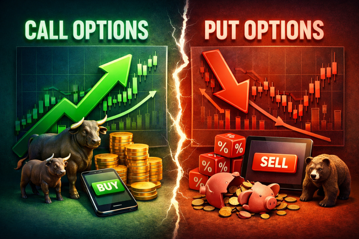 Call and Put Options: Meaning, Types, Key Differences & Practical Examples