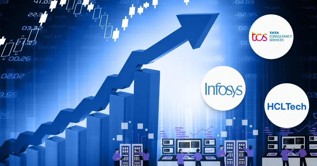 Infosys, HCL Tech, Wipro, Tech Mahindra & TCS Share Price Jump as Nifty IT Climbs 3% in Stock Market Today