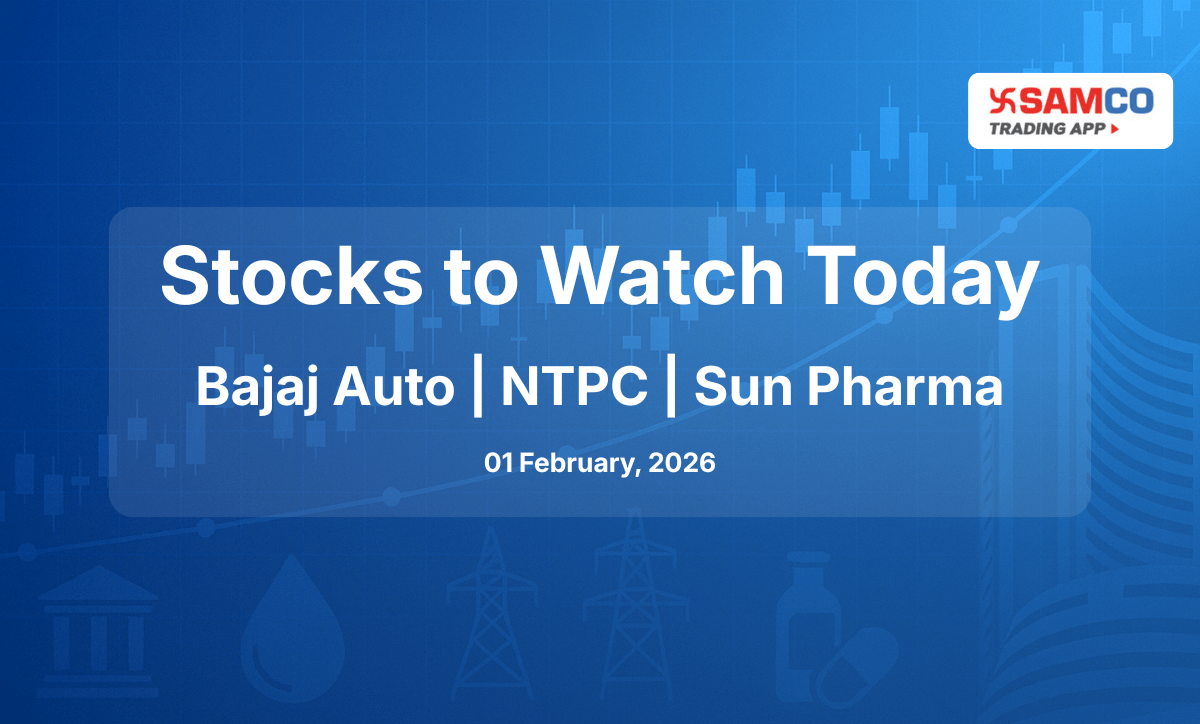 Stocks to watch today on February 01 are Bajaj Auto, NTPC, Sun Pharma amid Q3 earnings, bulk deals and corporate updates