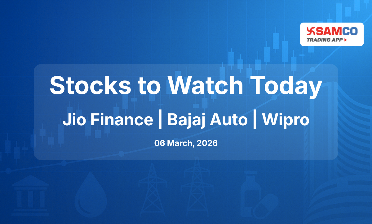 Stocks to Watch Today March 06 featuring Jio Financial Services investment in Allianz Jio Reinsurance, Bajaj Auto KTM repayment and Wipro board appointment