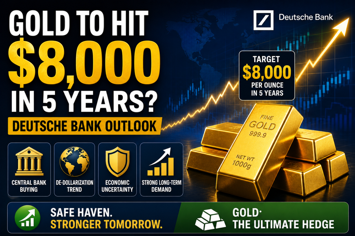 Gold prices forecast: $8,000 target