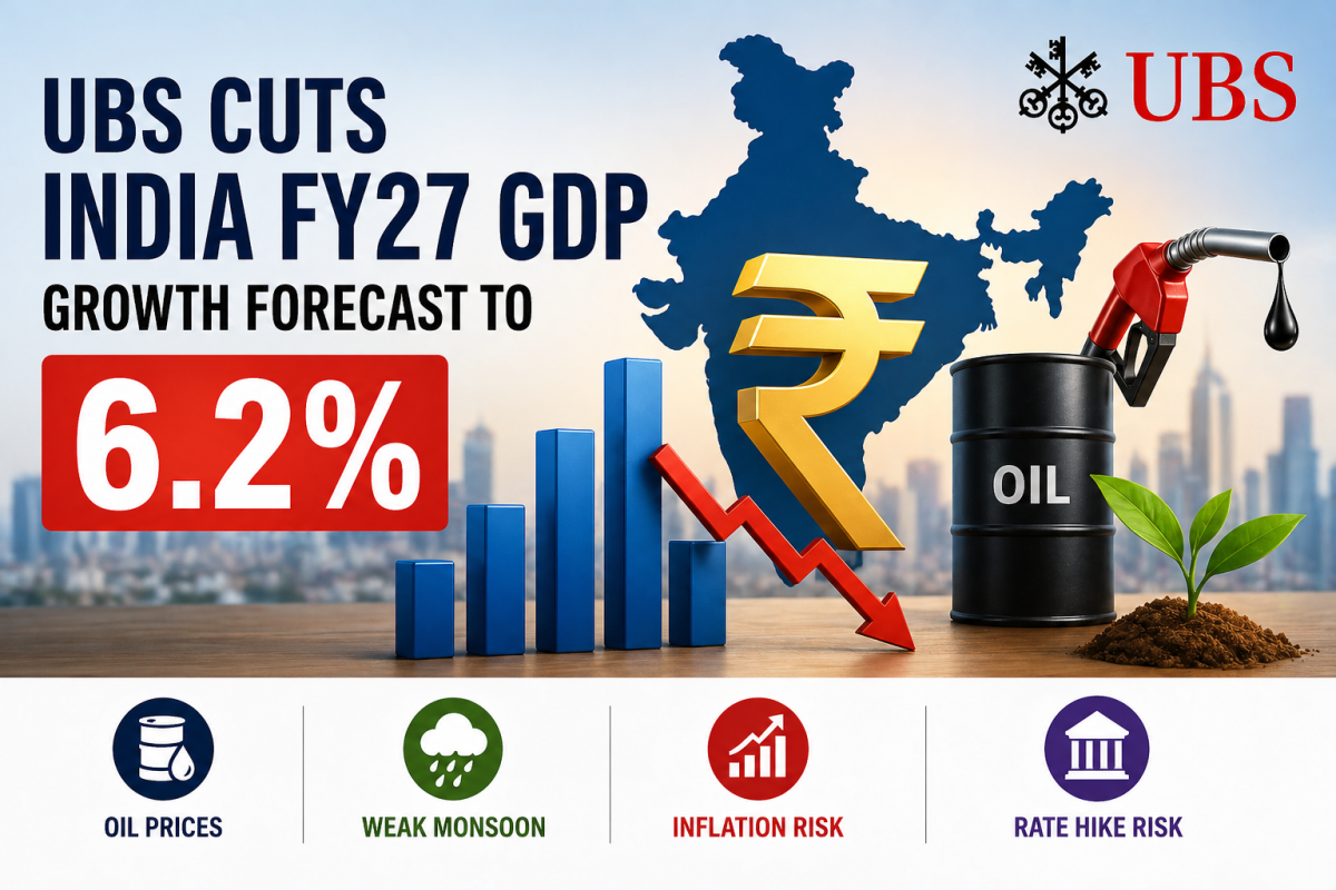 UBS cuts India FY27 GDP forecast