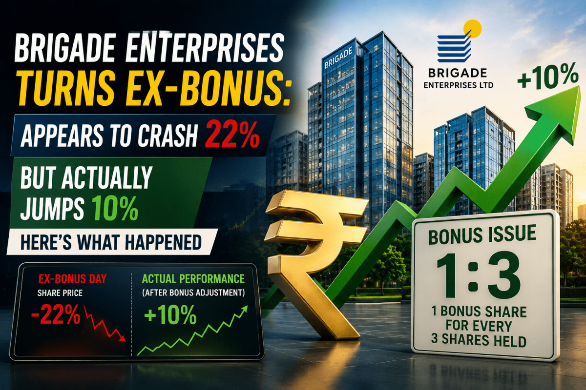 Brigade Enterprises stock performance update